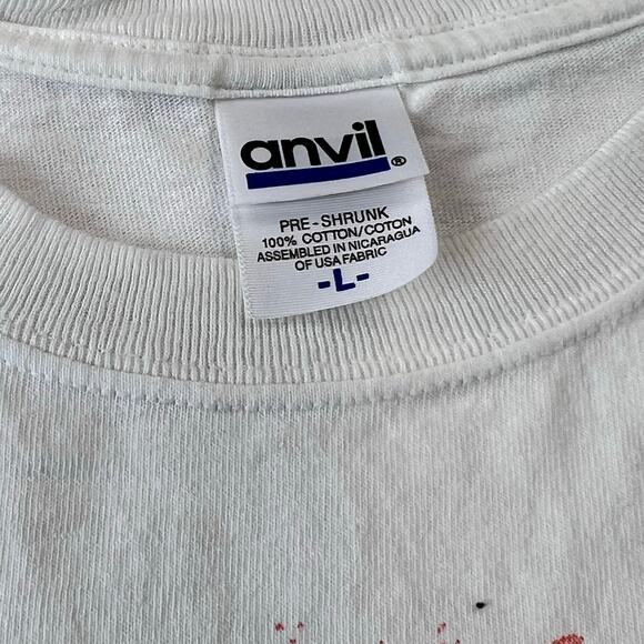 Anvil vintage Hawaiian Hawaii T-shirt men’s size Large Palm trees destination - Picture 5 of 5